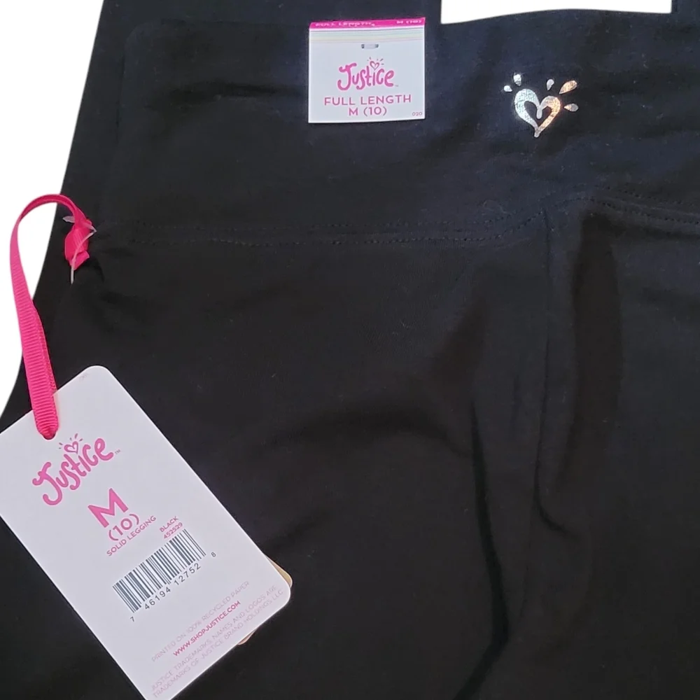 Justice Girls Full-Length Leggins - NWT